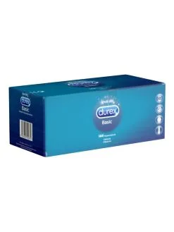 Condones Naturales Slim Fit Durex - 144 Piezas.