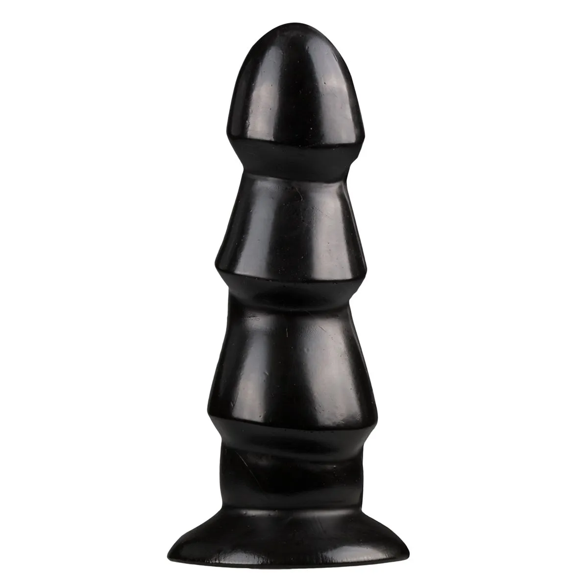 All Black Dildo Anal Negro Con Crestas 3 All Black Dildo Anal Negro Con Crestas