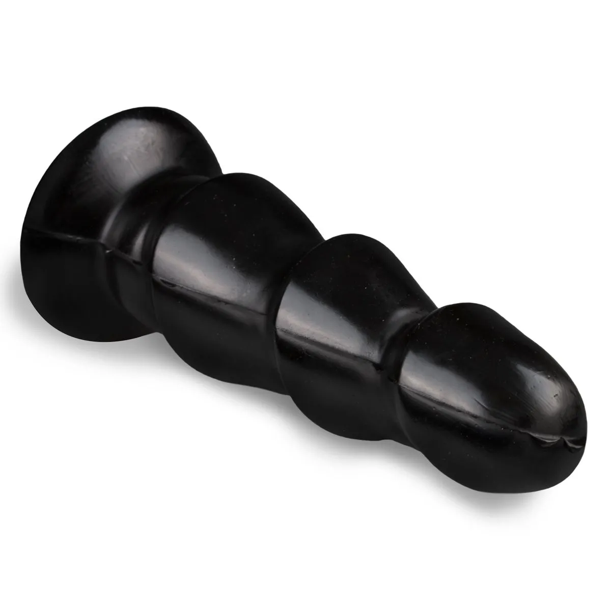 All Black Dildo Anal Negro Con Crestas 5 All Black Dildo Anal Negro Con Crestas - Imagen 3