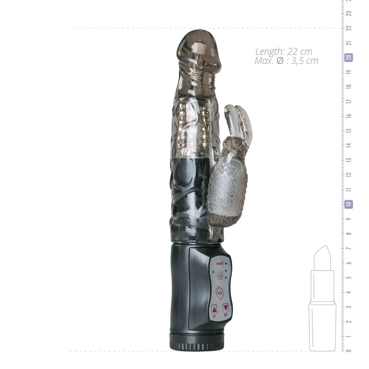 Easytoys Vibe Collection Vibrador Conejo Negro Easytoys 7 Easytoys Vibe Collection Vibrador Conejo Negro Easytoys - Imagen 5