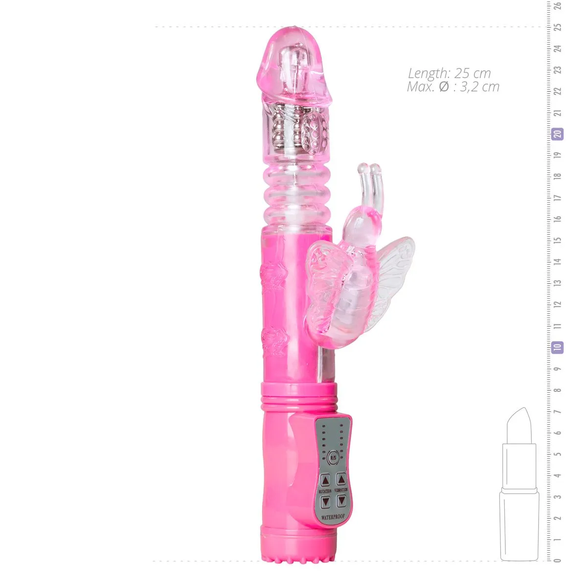 Easytoys Vibe Collection Vibrador Mariposa Rosa De Easytoys 7 Easytoys Vibe Collection Vibrador Mariposa Rosa De Easytoys - Imagen 5