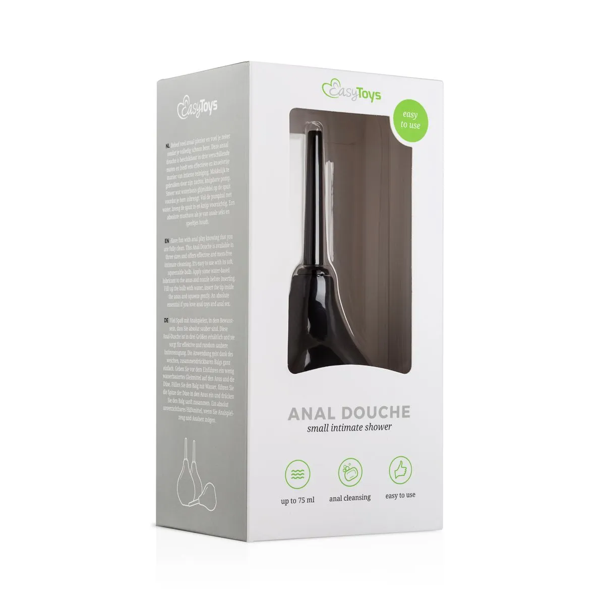 Easytoys Anal Collection Ducha Anal Negra De Easytoys - Pequeño 8 Easytoys Anal Collection Ducha Anal Negra De Easytoys - Pequeño - Imagen 6