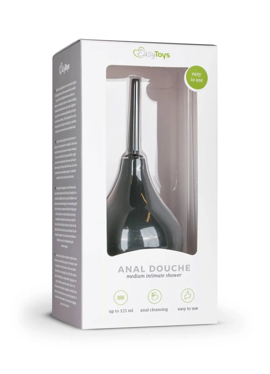 Easytoys Anal Collection Ducha Anal Negra De Easytoys - Mediano 4 Easytoys Anal Collection Ducha Anal Negra De Easytoys - Mediano - Imagen 2