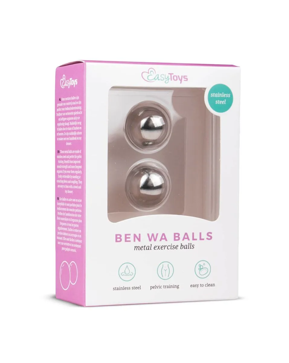 EasyToys - Geisha Collection Bolas Ben Wa Plateadas - 19 Mm 4 EasyToys - Geisha Collection Bolas Ben Wa Plateadas - 19 Mm - Imagen 2