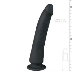 EasyToys Dildo Collection Dildo Negro Con Ventosa -Ideas para regalos comercio 1625142054.ET080BLK 5