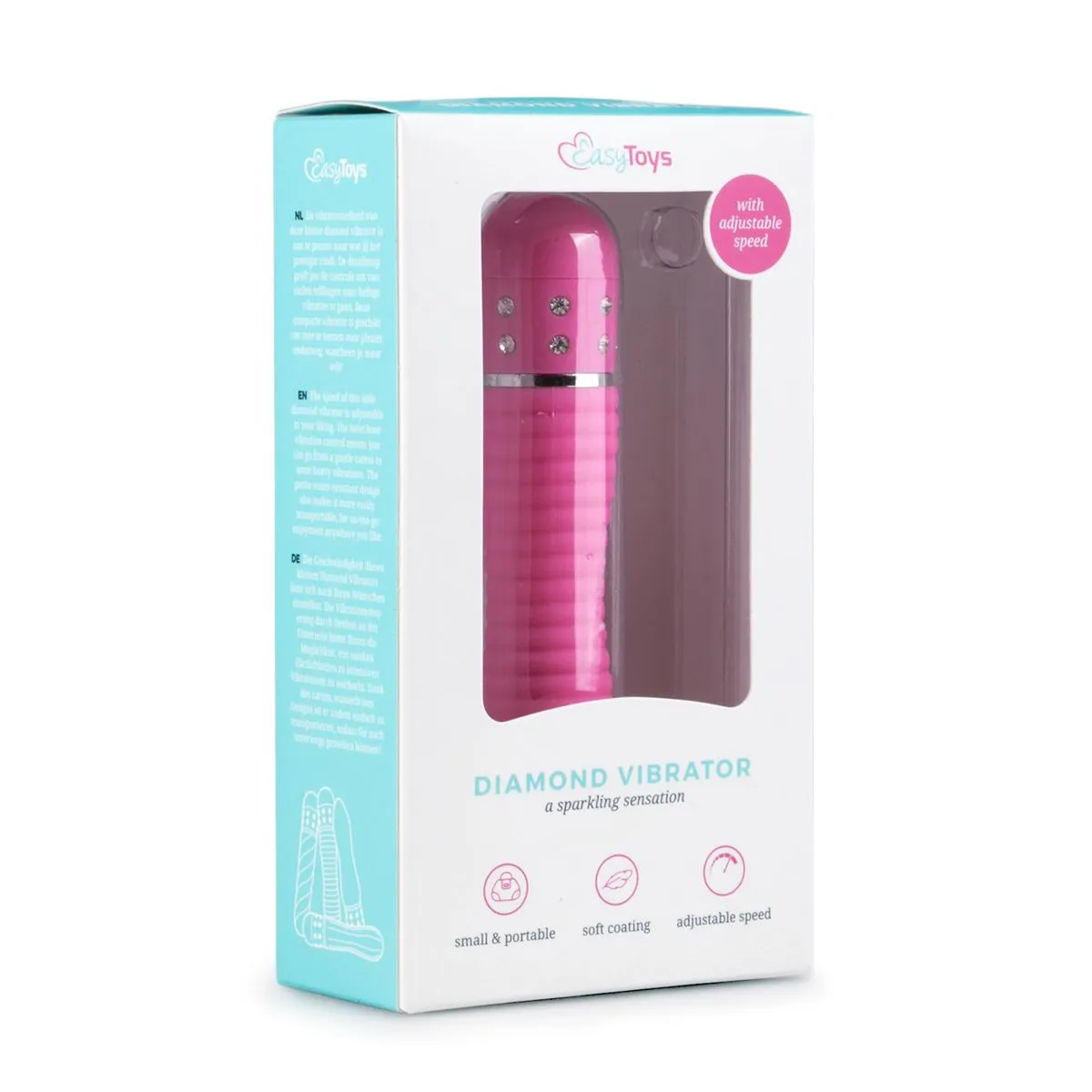 Easytoys Mini Vibe Collection Vibrador Love Diamond Rosa 4 Easytoys Mini Vibe Collection Vibrador Love Diamond Rosa - Imagen 2