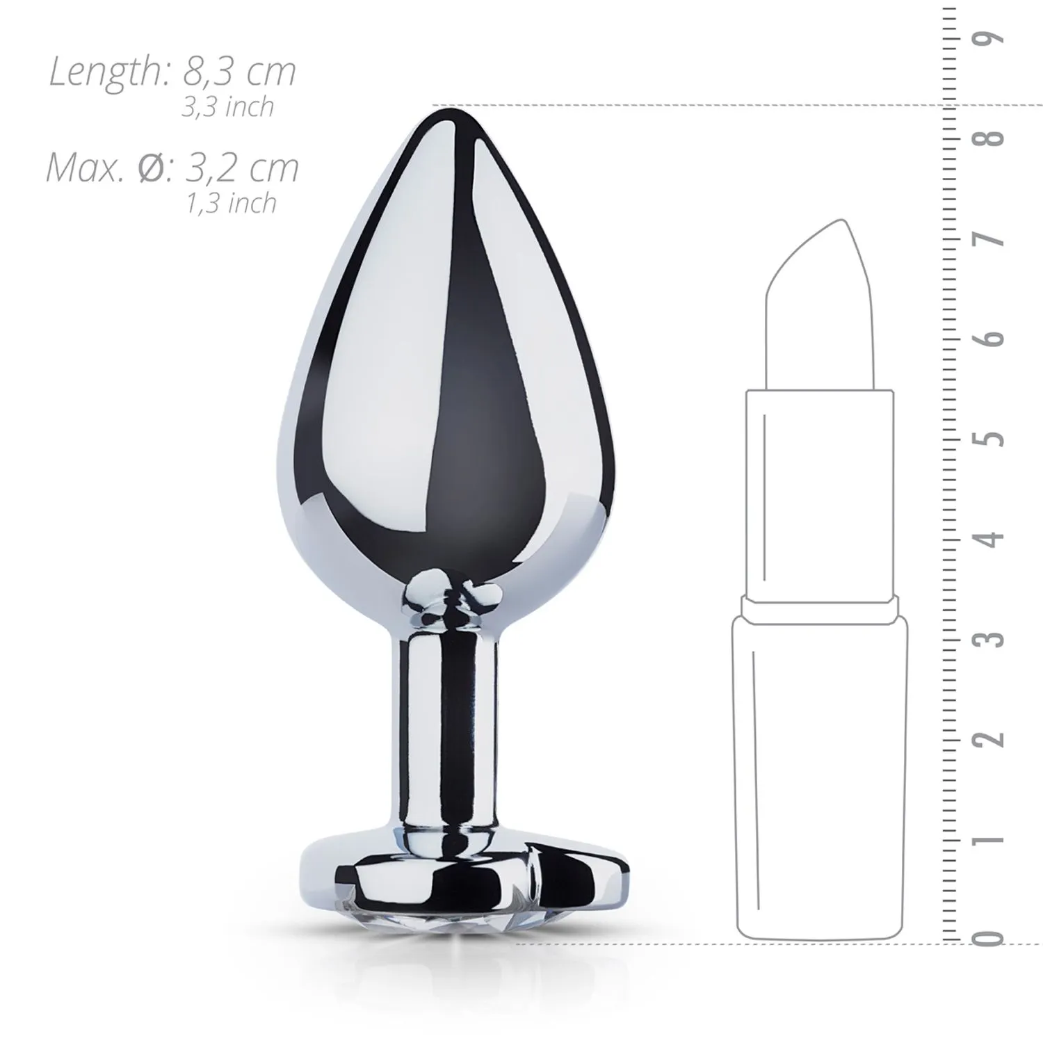 Easytoys Anal Collection Plug Anal Metálico 7 Easytoys Anal Collection Plug Anal Metálico - Imagen 5