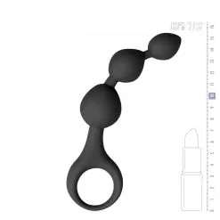 Easytoys Anal Collection Dildo Anal De Silicona Negra Con Bolas -Ideas para regalos comercio 1625142697.ET181BLK 5