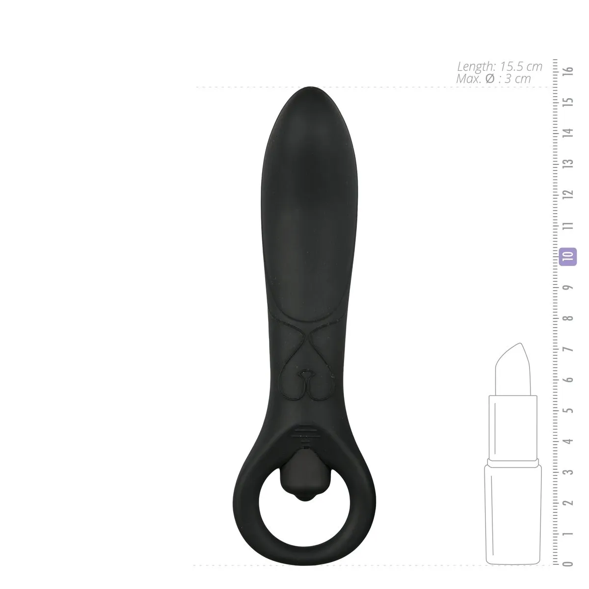 Easytoys Anal Collection Vibrador Anal Negro 7 Easytoys Anal Collection Vibrador Anal Negro - Imagen 5