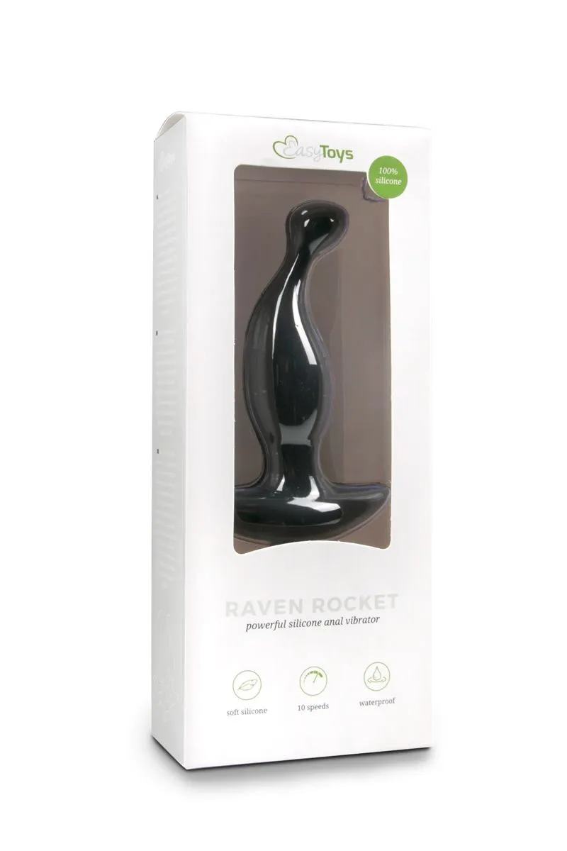 Easytoys Anal Collection Vibrador Negro De Silicona Para Próstata 4 Easytoys Anal Collection Vibrador Negro De Silicona Para Próstata - Imagen 2