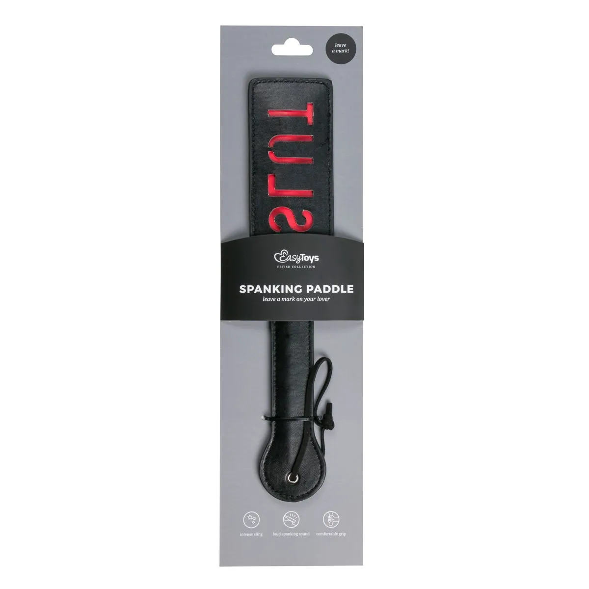 Easytoys Fetish Collection Fusta Negra De Piel - Slut 4 Easytoys Fetish Collection Fusta Negra De Piel - Slut - Imagen 2