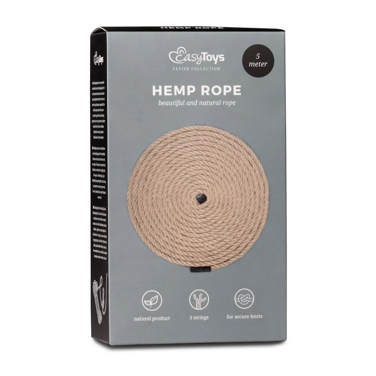 Easytoys Fetish Collection Hemp Bondage Rope 5M 4 Easytoys Fetish Collection Hemp Bondage Rope 5M - Imagen 2