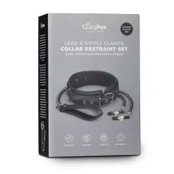 Easytoys Fetish Collection Collar De Cuero Con Cadenas Para Pezones -Ideas para regalos comercio 1625143016.ET280BLK 3
