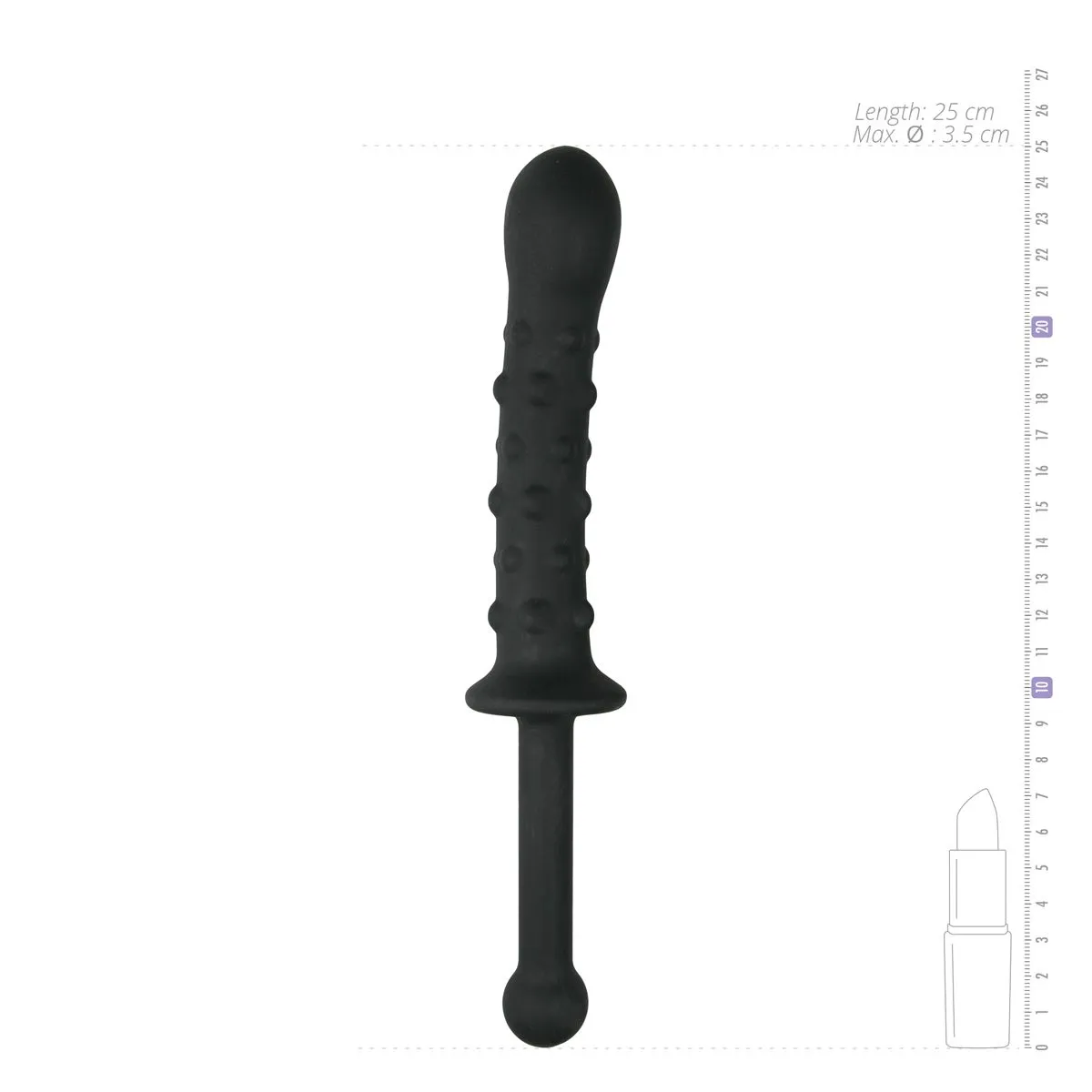 EasyToys Dildo Collection The Handler Dildo Con Mango - Negro 4 EasyToys Dildo Collection The Handler Dildo Con Mango - Negro - Imagen 2