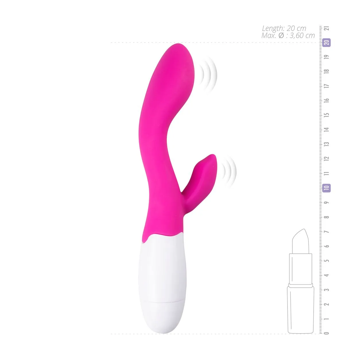 Easytoys Vibe Collection Vibrador Lily EasyToys - Rosa 5 Easytoys Vibe Collection Vibrador Lily EasyToys - Rosa - Imagen 3