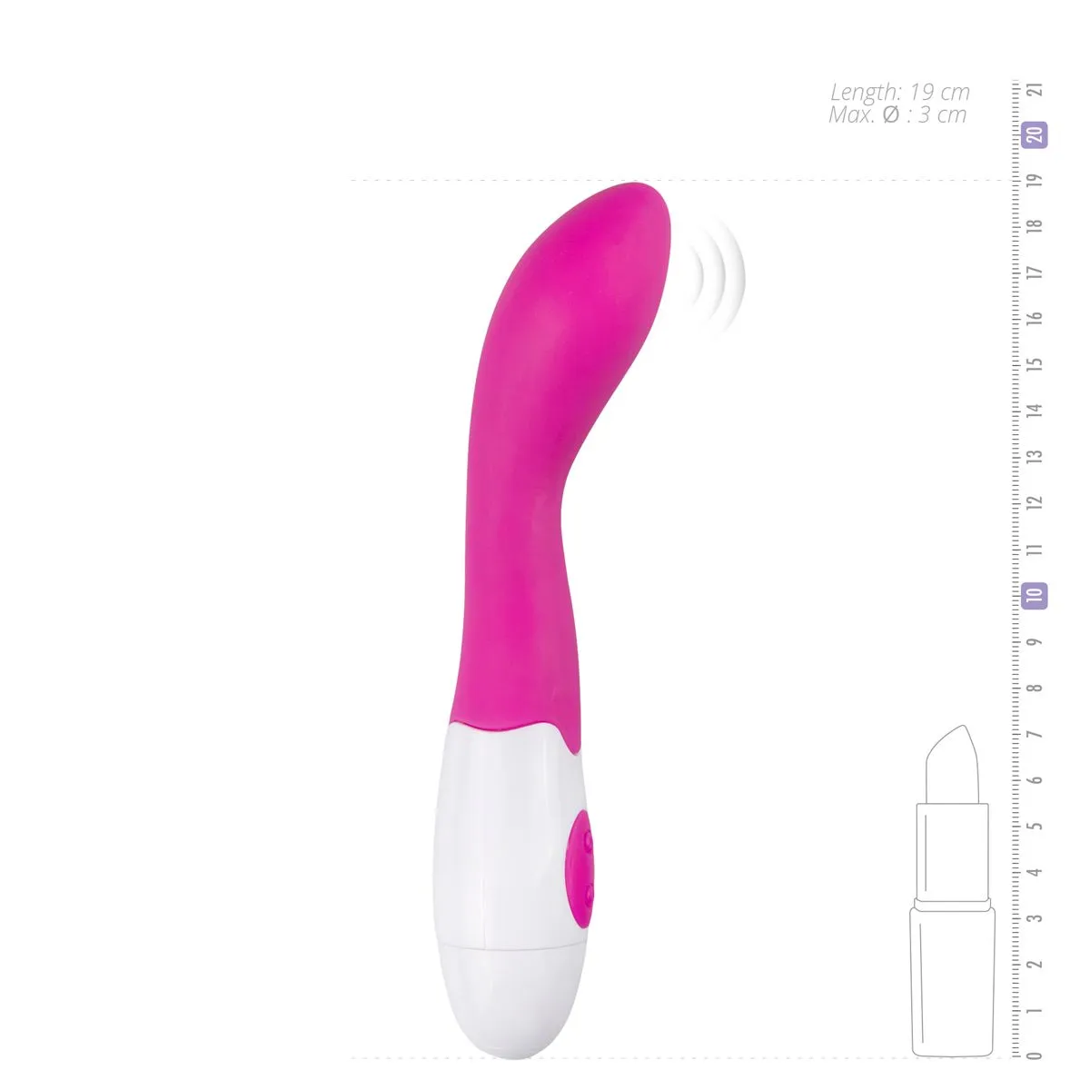 Easytoys Vibe Collection Vibrador Yasmin EasyToys - Rosa 5 Easytoys Vibe Collection Vibrador Yasmin EasyToys - Rosa - Imagen 3