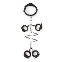 Easytoys Fetish Collection Set Fetichista Con Collar Y Esposas Para Muñecas Y Tobillos -Ideas para regalos comercio 1625143579.ET372BLK 4