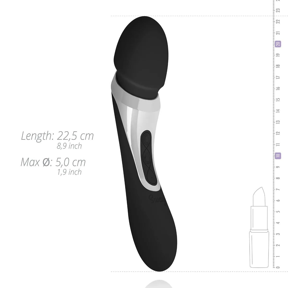 Vibrador De Micrófono Sway Vibes - Negro 9 Vibrador De Micrófono Sway Vibes - Negro - Imagen 7
