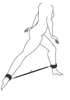 Easytoys Fetish Collection Expander Spreader Bar And Cuffs Set -Ideas para regalos comercio 1625143913.ET382SIL 3