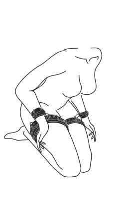 Easytoys Fetish Collection Thigh & Wrist Cuff Set -Ideas para regalos comercio 1625143919.ET384BLK 2