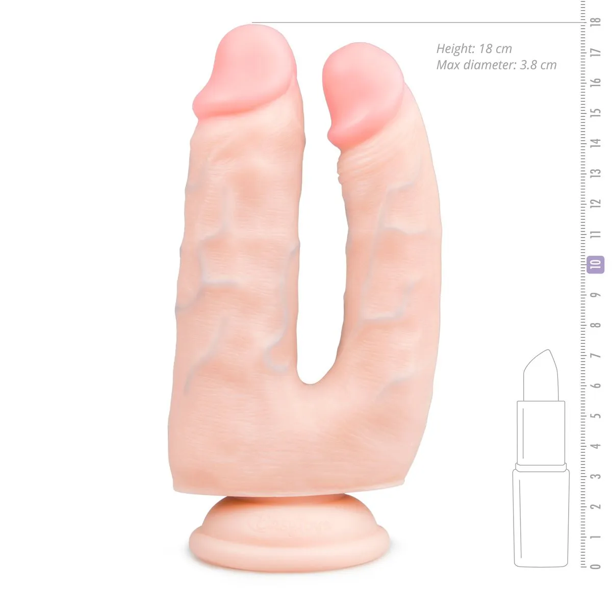EasyToys Dildo Collection Dildo Doble De 15 Cm 7 EasyToys Dildo Collection Dildo Doble De 15 Cm - Imagen 5
