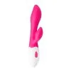 Easytoys Vibe Collection Vibrador De Conejito De Silicona Para El Punto G - Rosa/Blanco -Ideas para regalos comercio 1625144135.ET408PNK