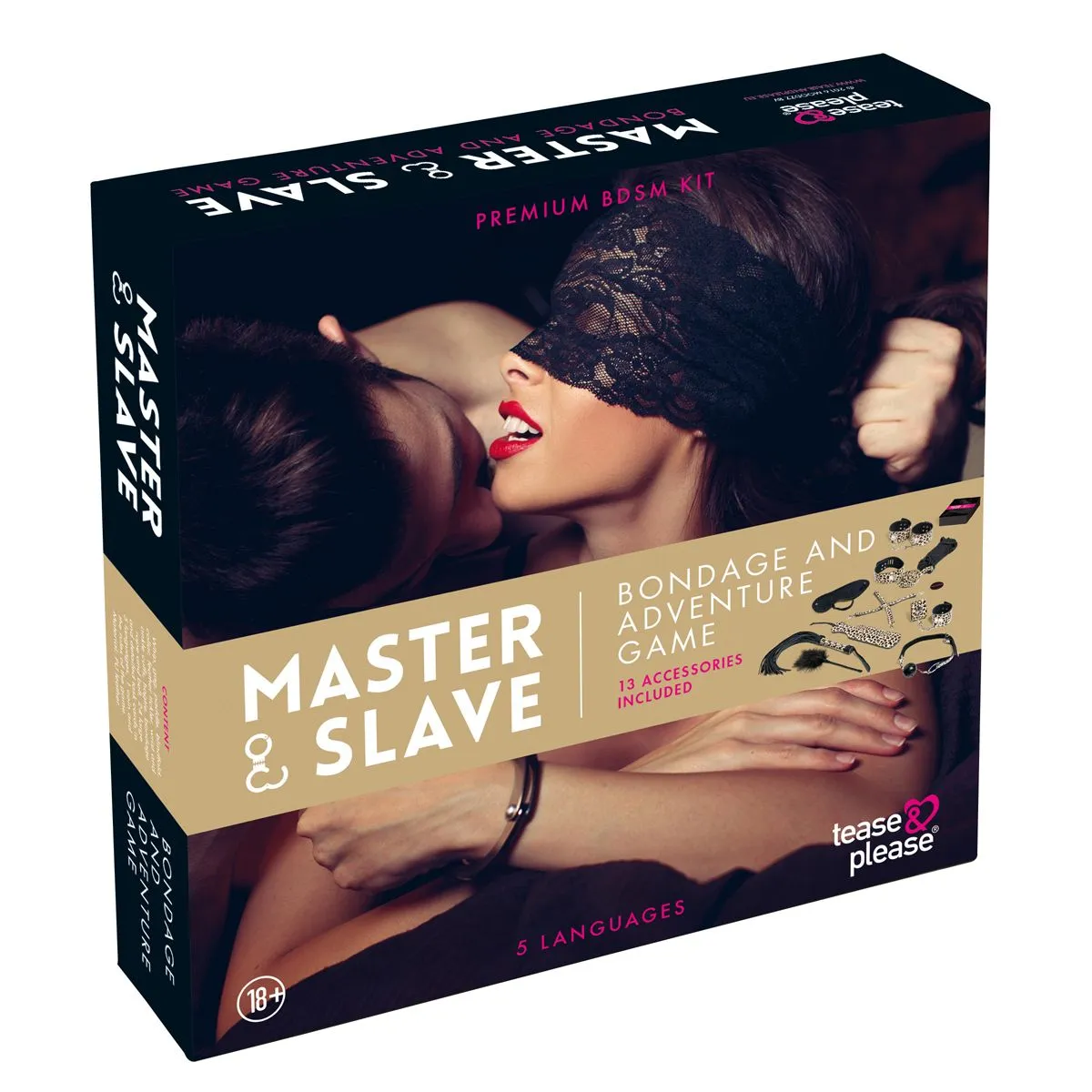 Tease Please Juego De Esclavitud Master & Slave - Beige 4 Tease Please Juego De Esclavitud Master & Slave - Beige - Imagen 2