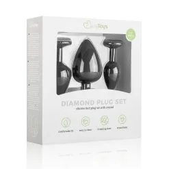 Easytoys Anal Collection Juego De Plugs De Silicona Con Diamante - Negro 17 Easytoys Anal Collection Juego De Plugs De Silicona Con Diamante - Negro -Ideas para regalos comercio 1625145386.ET603BLK 5