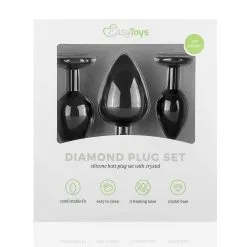 Easytoys Anal Collection Juego De Plugs De Silicona Con Diamante - Negro 18 Easytoys Anal Collection Juego De Plugs De Silicona Con Diamante - Negro -Ideas para regalos comercio 1625145387.ET603BLK 6