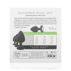 Easytoys Anal Collection Juego De Plugs De Silicona Con Diamante - Negro 20 Easytoys Anal Collection Juego De Plugs De Silicona Con Diamante - Negro -Ideas para regalos comercio 1625145387.ET603BLK 8