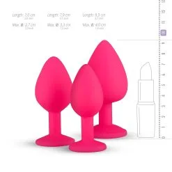 Easytoys Anal Collection Plug Anales De Silicona Con Diamante - Rosa 23 Easytoys Anal Collection Plug Anales De Silicona Con Diamante - Rosa -Ideas para regalos comercio 1625145393.ET603PNK 11