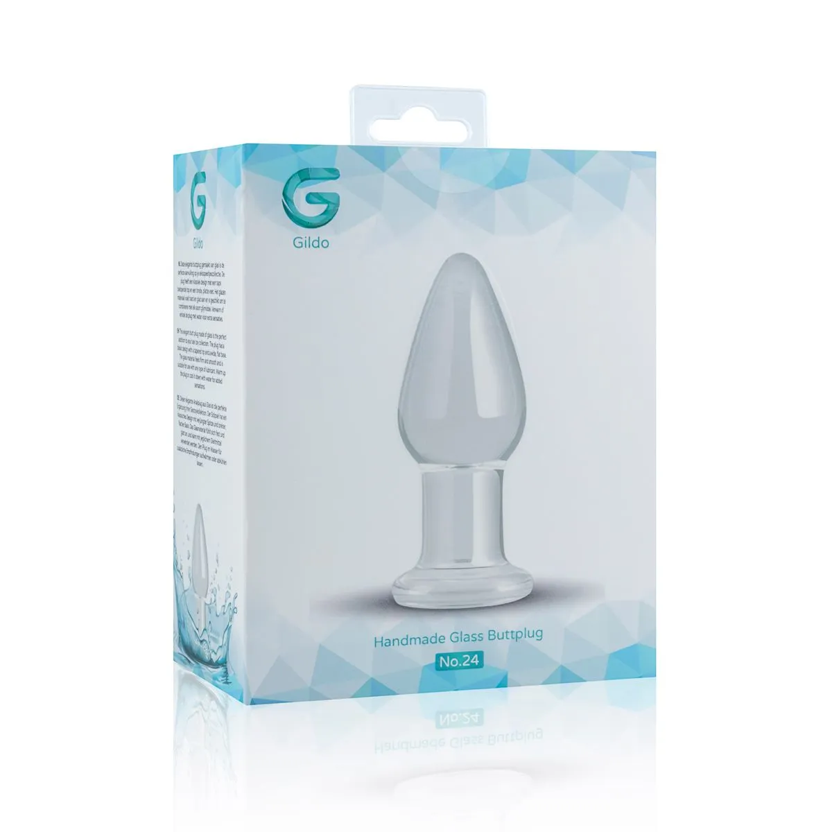 Gildo Buttplug Vidrio Transparente 6 Gildo Buttplug Vidrio Transparente - Imagen 4