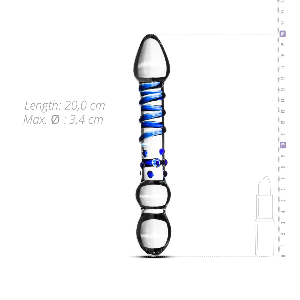 Gildo Glass Dildo No. 21 6 Gildo Glass Dildo No. 21 - Imagen 4