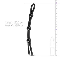 EasyToys Online Only Cockring Triple Ajustable -Ideas para regalos comercio 1625145652.ET547BLK 3