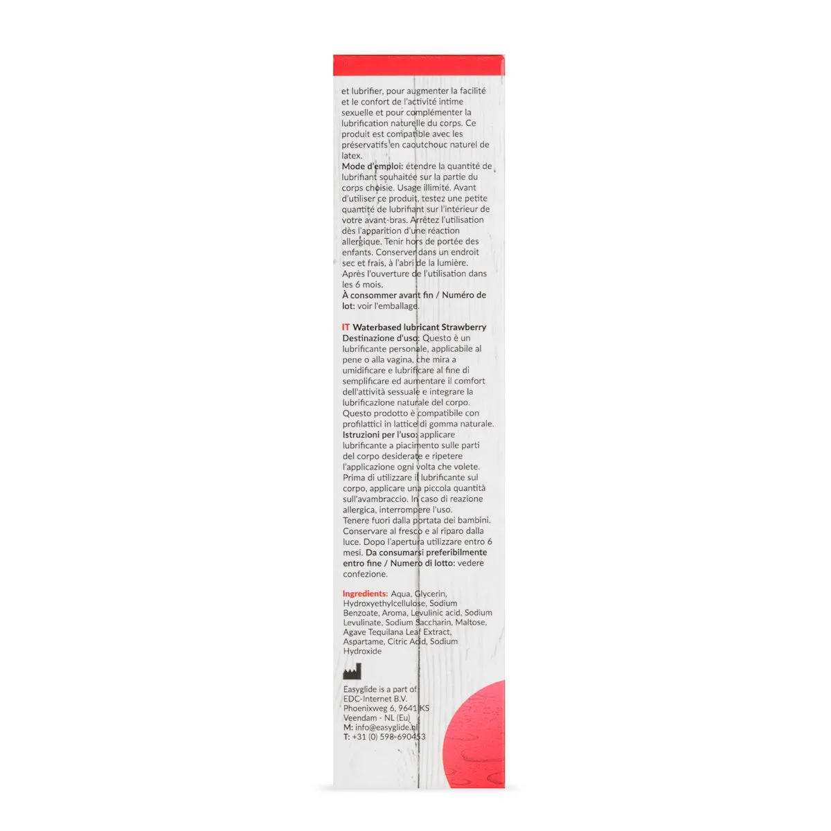 Lubricante A Base De Agua EasyGlide Fresa - 30ml 7 Lubricante A Base De Agua EasyGlide Fresa - 30ml - Imagen 5