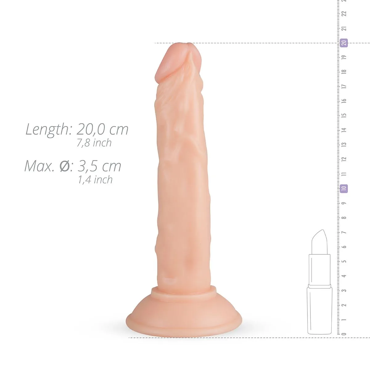 Real Fantasy Dildo Realista Blane 7 Real Fantasy Dildo Realista Blane - Imagen 5