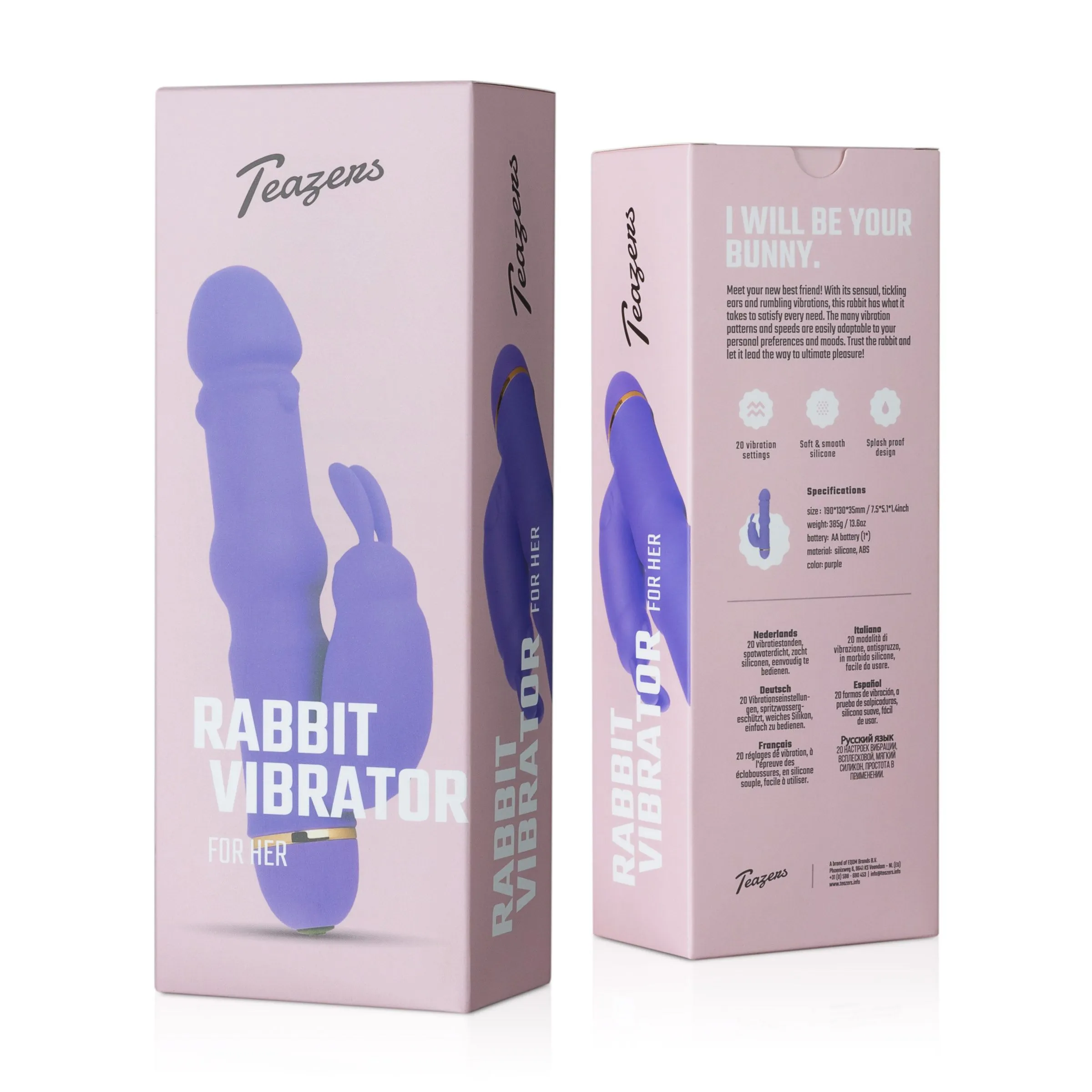 Vibrador Conejito De Silicona Teazers - Púrpura 8 Vibrador Conejito De Silicona Teazers - Púrpura - Imagen 6