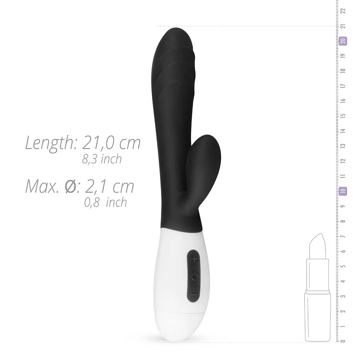 Vibrador Conejito Teazers - Negro 7 Vibrador Conejito Teazers - Negro - Imagen 5