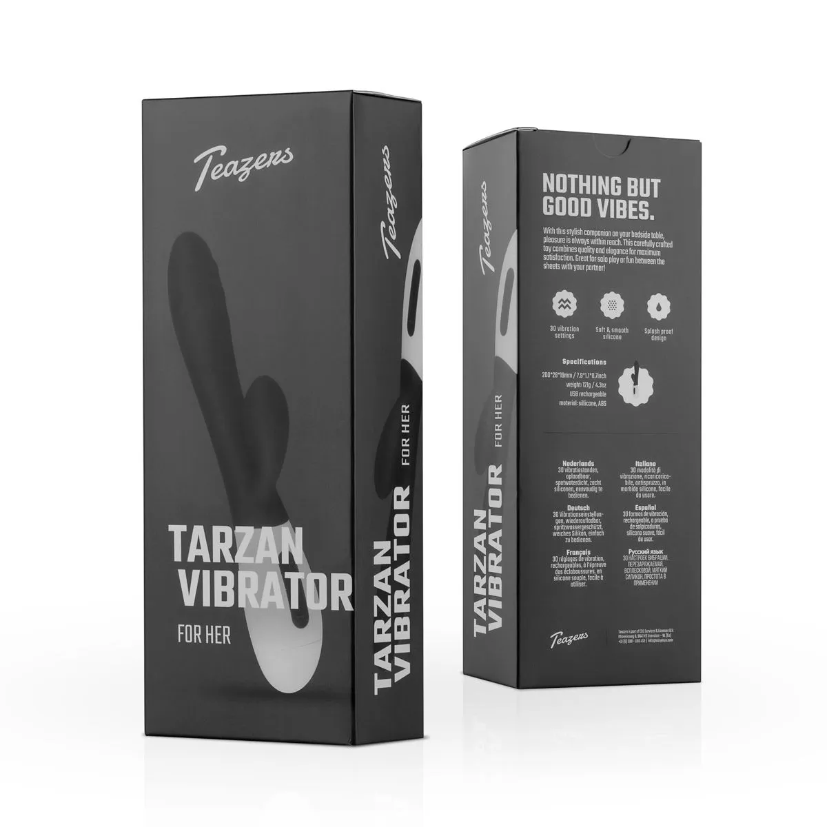 Vibrador Conejito Teazers - Negro 8 Vibrador Conejito Teazers - Negro - Imagen 6