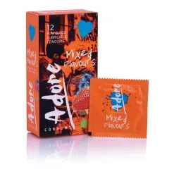 Pasante Condones Adore Flavors - 12 Condones