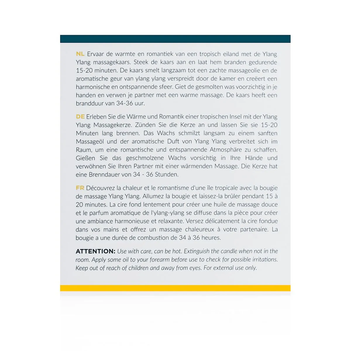 Vela De Masaje Exotiq Ylang Ylang - 200g 7 Vela De Masaje Exotiq Ylang Ylang - 200g - Imagen 5