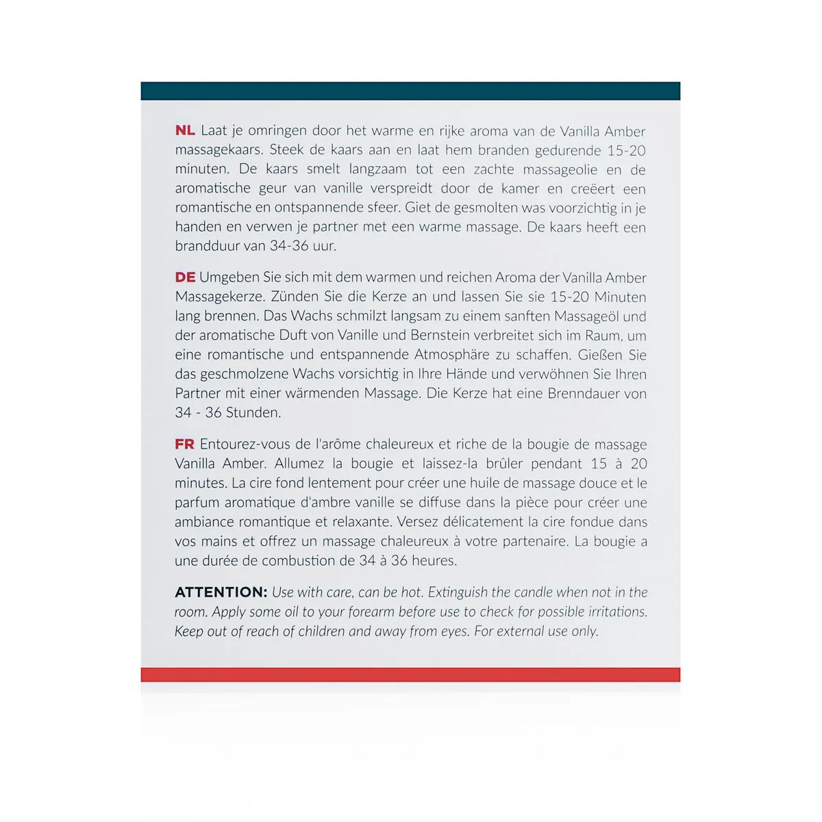 Exotiq Vela De Masaje Exótica Vainilla ámbar- 200g 7 Exotiq Vela De Masaje Exótica Vainilla ámbar- 200g - Imagen 5