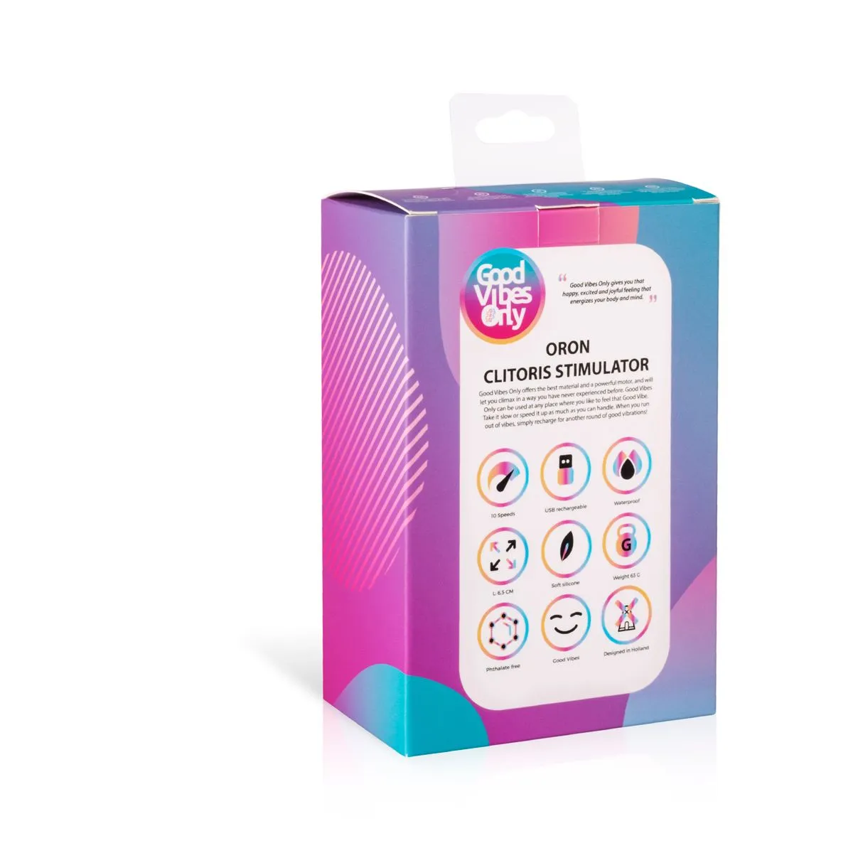 Good Vibes Only Estimulador De Clítoris Oron 8 Good Vibes Only Estimulador De Clítoris Oron - Imagen 6