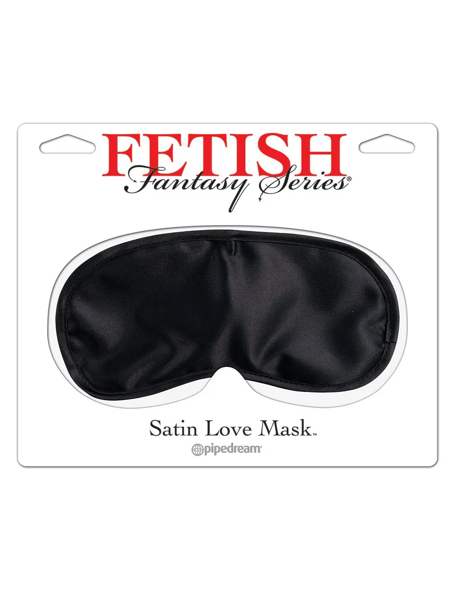 Fetish Fantasy Series Satin Love Mask - Black 5 Fetish Fantasy Series Satin Love Mask - Black - Imagen 3