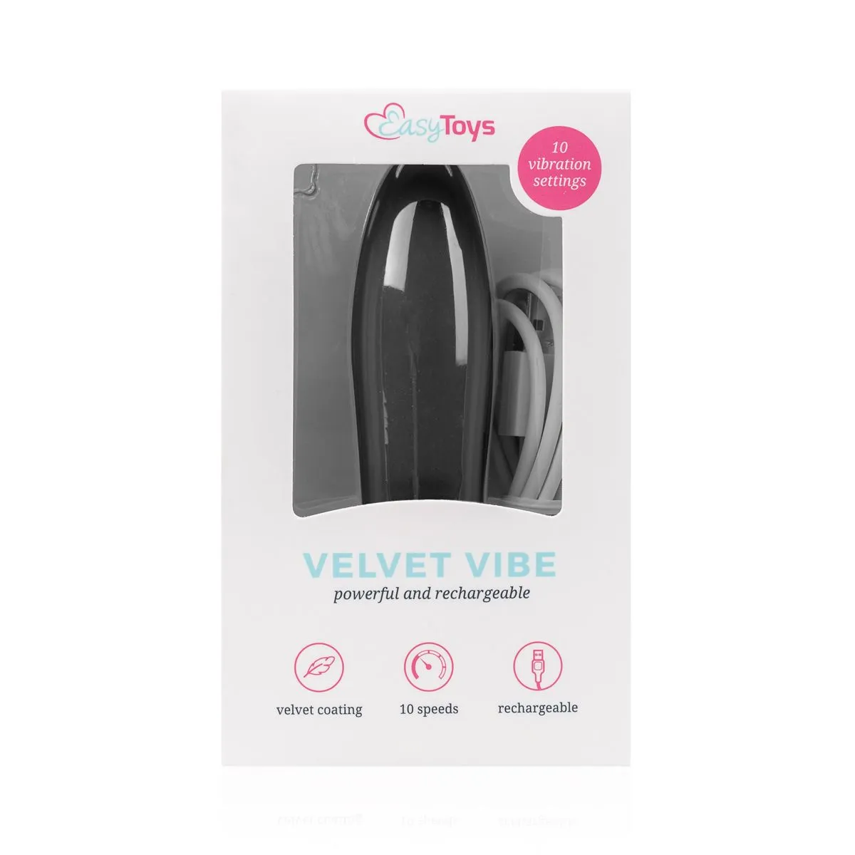 Easytoys Mini Vibe Collection Velvet Vibe - Negro 10 Easytoys Mini Vibe Collection Velvet Vibe - Negro - Imagen 8