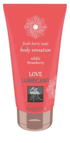 Shiatsu Lubricante Comestible Love - Fresa