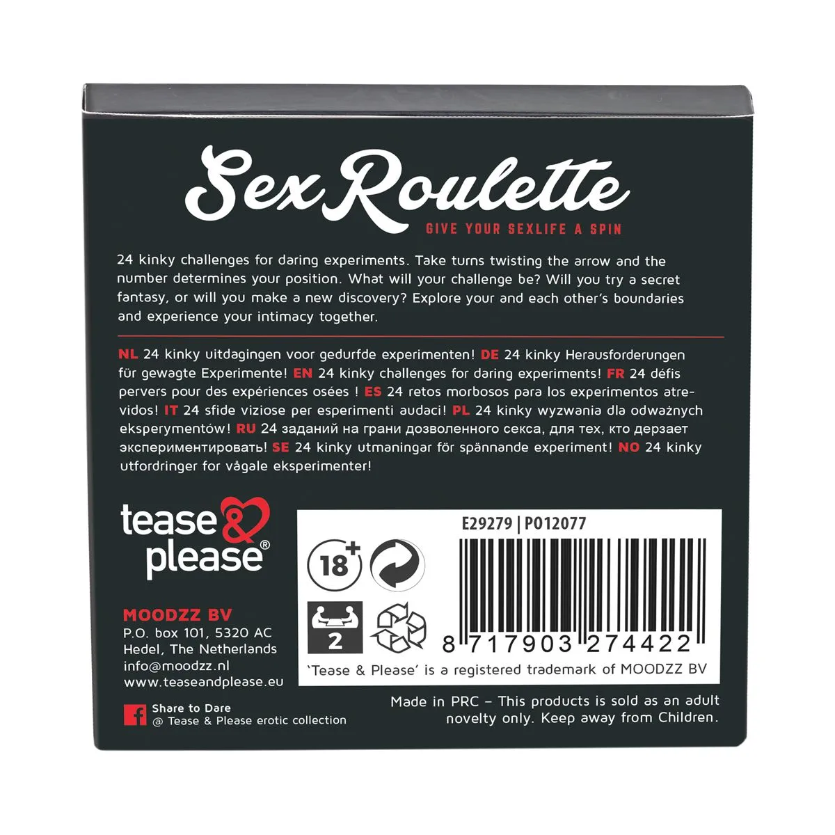 Tease Please Ruleta Sexual - Kinky 5 Tease Please Ruleta Sexual - Kinky - Imagen 3