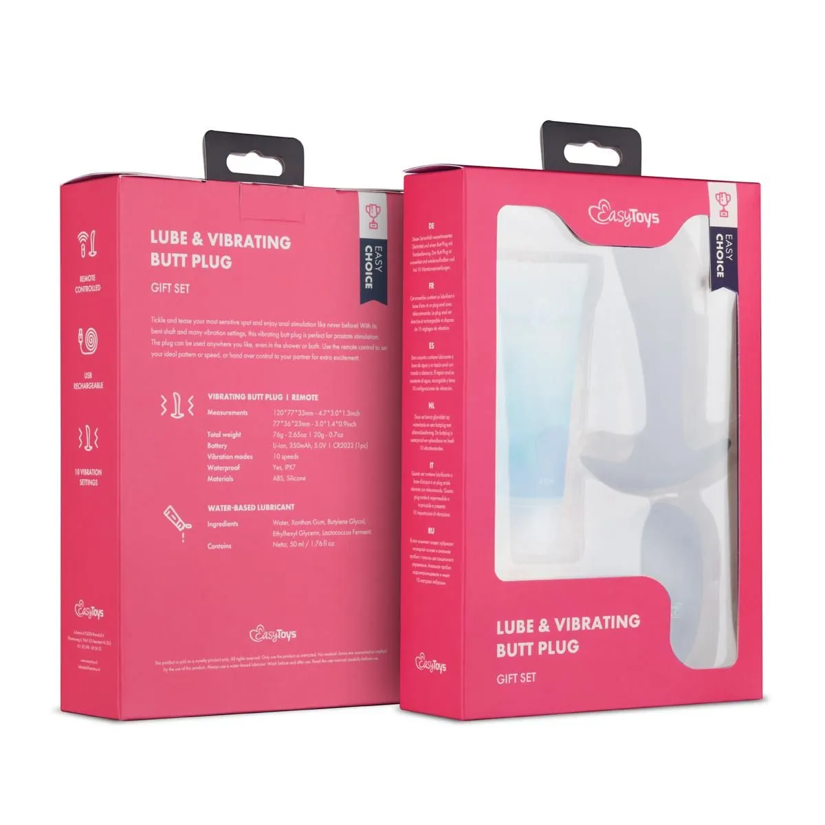 Juego De Lubricante Y Vibrador De Bala Easy Choice 10 Juego De Lubricante Y Vibrador De Bala Easy Choice - Imagen 8