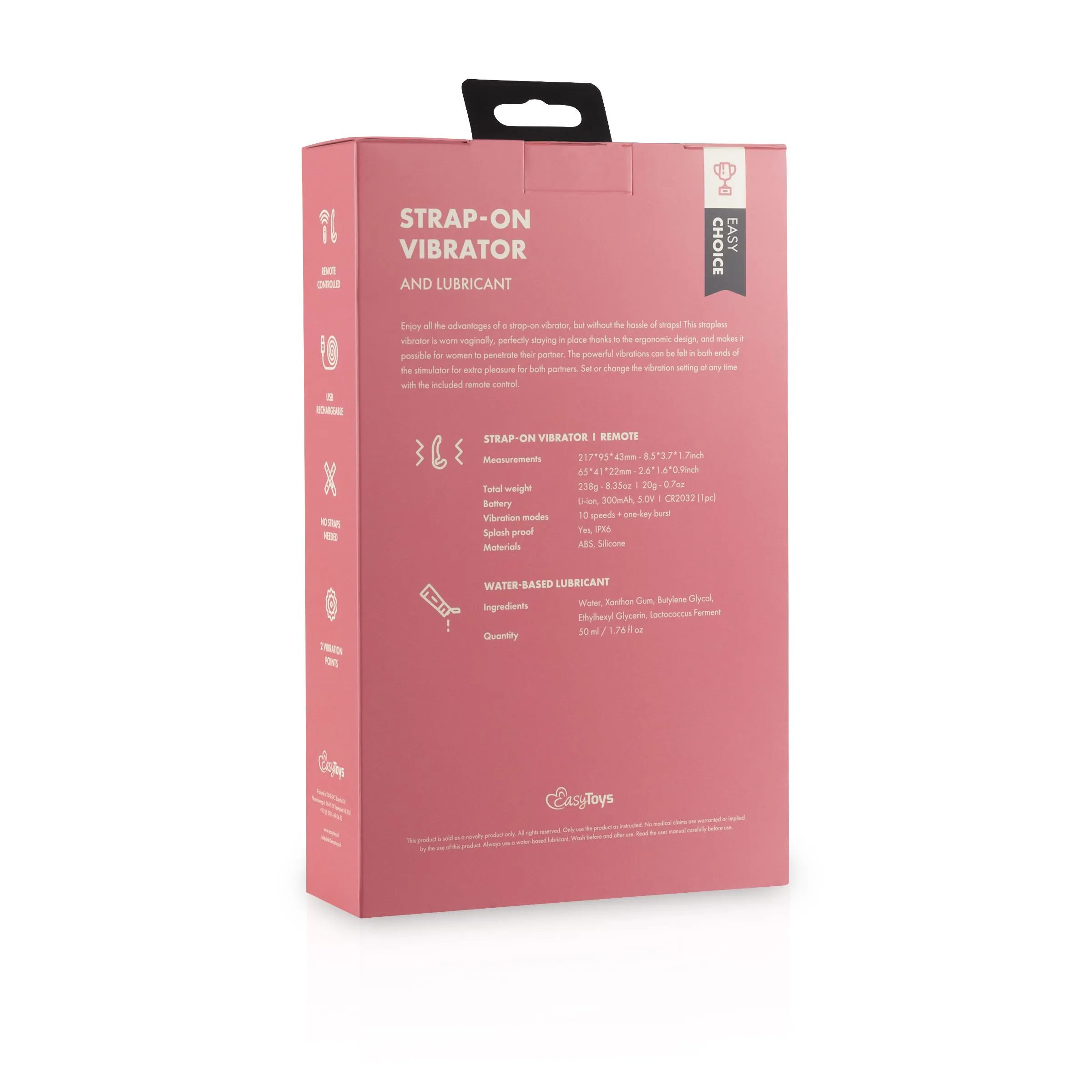 Strap On Vibrador Sin Correa Easy Choice Love Rider 12 Strap On Vibrador Sin Correa Easy Choice Love Rider - Imagen 10