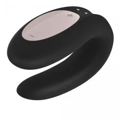 Vibrador De Parejas Alegría Doble De Satisfyer - Negro